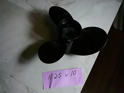 Mercury Boat Propeller Quicksilver Part # QA2064x Black Diamond 11.25x10 CLEAN ! • $17.50