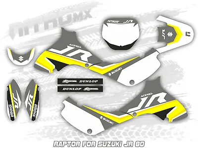 NitroMX Graphic Kit For SUZUKI JR 80 All Years Motocross Decal Sticker Design MX • $129.90