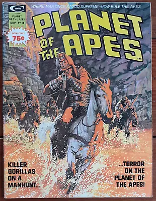 Planet Of The Apes #14 Curtis/marvel Comics November 1975 Fn • £15.99