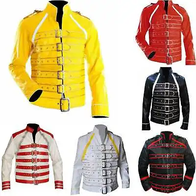 $122.62 • Buy Queen Lead Singer Freddie Mercury Cosplay Wembley On Stage Costume Jacket Coat