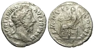 Marcus Aurelius (161-180 AD) AR Denarius Victory • $79