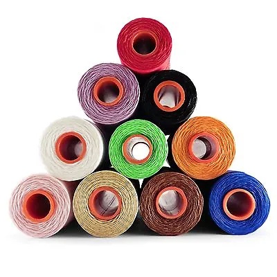 Waxed Thread  Slipping Twine Upholstery Leather Craft Thread 1mm Hand Sewing ACK • £2.10