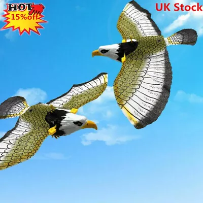 Flying Falcon Hawk Bird Scarer Deterrent Repellent Hunting Garden Decoy • £7.21