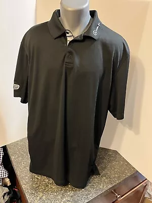 Mercedes Benz Men’s POLO GOLF SHIRT Black Polyester XXL • $14