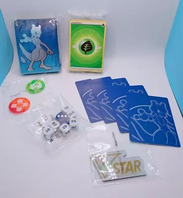 $19.36 • Buy Pokemon TCG Mewtwo Pokemon Go Card Sleeves 65 Count Dice Markers Plus More