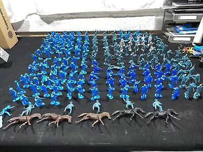 Vintage Marx 60mm Fort Apache Playset 7th Cavalry Plastic Figures Lot 178 Pieces • $399.99