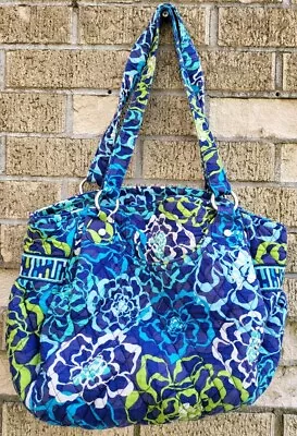 Vera Bradley Katalina Blues Glenna Shoulder Bag Purse Tote • $24.99