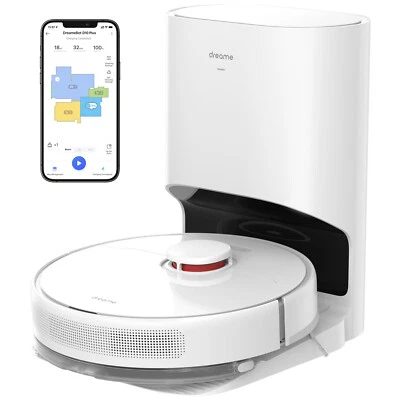 $399.99 • Buy Dreame D10Plus Robot Vacuum Mop Self-Emptying Base 45 Days Cleaning 4000Pa LIDAR