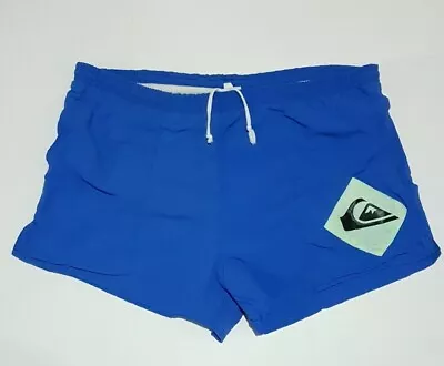 Quiksilver Vintage Mens Swim Shorts Approx. 101cm Waist Made In USA • $29.99