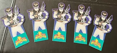 Vintage Mighty Morphin Power Rangers Bookmark Lot White Saban Bookbites Green • $24.99