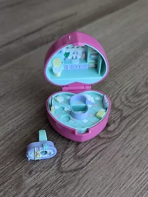 VINTAGE 1991 Polly Pocket Bluebird BATHTIME FUN Compact W/ Ring • $19.99