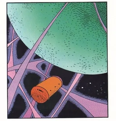 Moebius Art Color Lithograph Jean Giraud Unsigned Page  8 Last One • $44.23