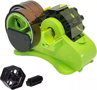 Green Multi-Roll Heat Tape Dispenser Sublimation 1  And 3 Core Double Reel Cores • $20.94