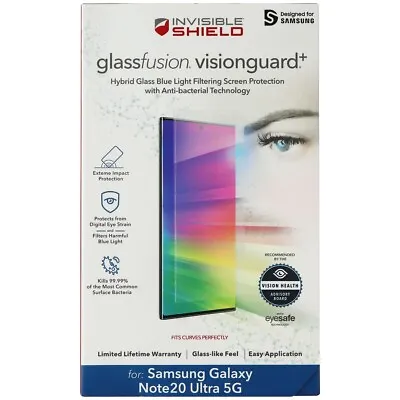 $21.99 • Buy ZAGG (Glassfusion Visionguard+) Screen Protector For Galaxy Note20 Ultra 5G