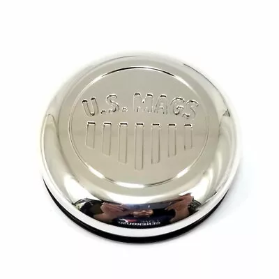 US Mag Polished Silver Center Cap 2-3/4 OD 3/4 H Snap-In Closed-End 1002-46AH • $19.99