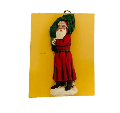 VTG Possible Dreams Santa With Tree #172305 Folk Art Ornament-Judi Vaillancourt • $29.99