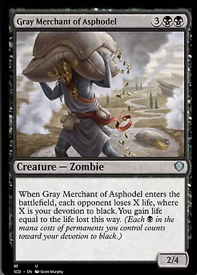 MTG - Gray Merchant Of Asphodel (SCD) • $3.98