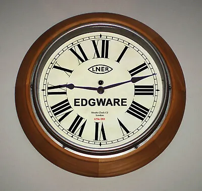 LNER London & North Eastern Railway Style Edgware Station / Waiting Room Clock • £65