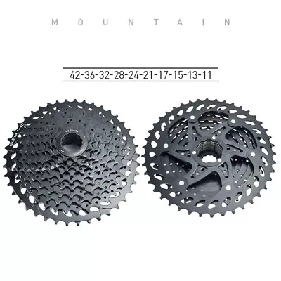 Black 8/9/10/11 Speed MTB Road Bike Cassette Freewheel For Precise Shifting • $42.47