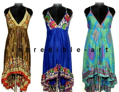 10 Indian Woman's Summer Maxi Tie Dye Hippie Bohemian Long Dress Beach Gown' • $79.17