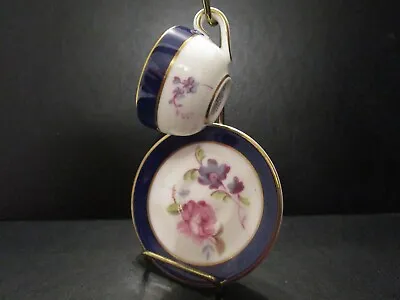 Coalport Miniature Cup And Saucer   Titania  • £5.99