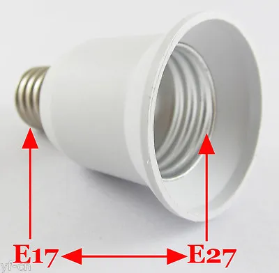 50x E17 Male To E26/E27 Lampholder Bulbs Converter Candelabra Light Base Socket • $40.19