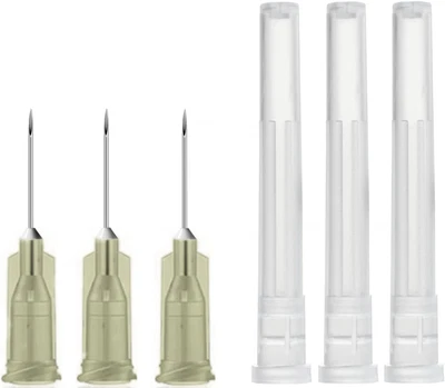 $21.59 • Buy 100 Pack 27Ga 1/2 Inch Sterile Disposable Injection Needle With Cap For Animal, 