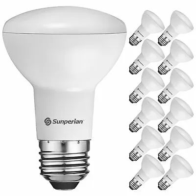 Sunperian 12 Pack BR20 LED Flood Bulb 6W 2700K Warm White 550lm Dimmable E26 • $49.95
