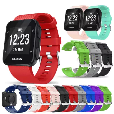 Silicone Replacement Wrist Watch Band Sports Strap For Garmin Forerunner 35 / 30 • $12.86