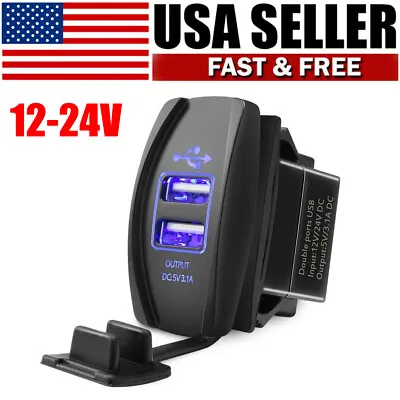 3.1A Car Power Outlet Dual USB Ports Socket Phone Charger Adapter Accessories • $9.99