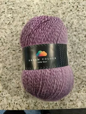 Hobbii Dream Colour - Vitorian Plum 19 100% Wool 100 G 3.5 Oz 400 M 437 Yds • $17.99