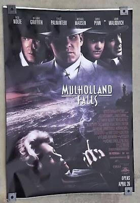 Mulholland Falls 1996 Huge 4' X 6' Bus Shelter Movie Poster • $100