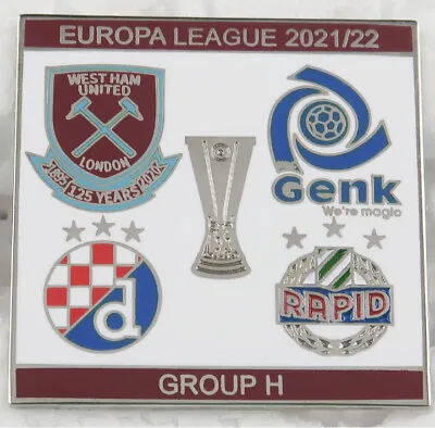 £4.95 • Buy West Ham United Europa League Badge