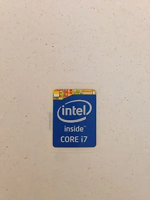 10 X Intel Core I7 Inside Sticker 15.5 X 21 Mm I7 Processor Logo USA Seller • $7.88