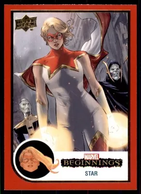 2022 UD Marvel Beginnings Base Red Border #178 Star • $1.39