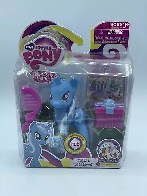 My Little Pony Trixie Lulamoon Blue Unicorn Pony Wedding 2011 Present Comb NIP • $54.52