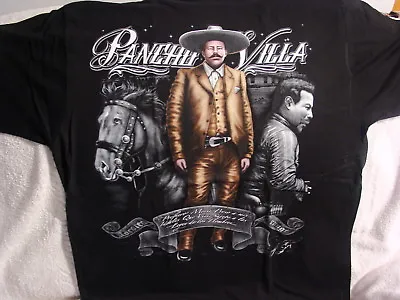 Doroteo Arango Pancho Villa Mexico Mexican Revolutionary Horse T-shirt • $11.27