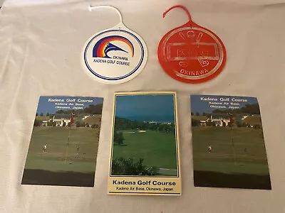 Lot 2 Vintage PGA Golf Bag Tag KADENA GOLF COURSE Okinawa Japan KGC Air Base • $25.95