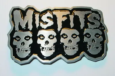 Misfits Skull Logo Collectible Heavy Metal Punk Belt Buckle Nos • $29.95