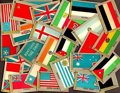 1950 Topps Parade FLAGS OF THE WORLD  - **YOU CHOOSE** • $2.50