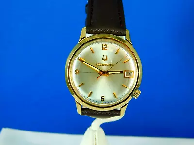 Vintage Bulova Accutron Calendar 218 Mens Wristwatch Working C1974 • $245