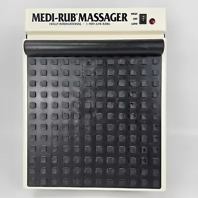 Holly International Medi-Rub Massager 2-Speed Foot Massager Massage Machine • $64