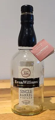 2014 Evan Williams Single Barrel Bourbon Whiskey Bottle - EMPTY • $5