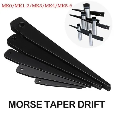 Morse Taper Drift-Key MK0/MK1-2/MK3/ MK4/MK5-6 Removes Shanks Drills & Chucks • $41.25