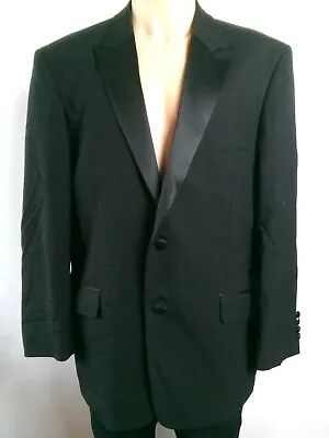 Moss Bros Eveningwear Men`s Blazer Tuxedo Black Size-44S 60%Wool Designer • £38