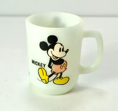 Fire King / Anchor Hocking Mickey Mouse Milk Glass Mug Pepsi Collectors Series • $10.85