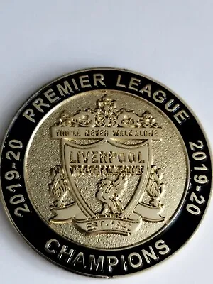 Liverpool Fc Prem League Champions 2019/20 Gold Coin/medal • £5.75