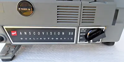 GAF ANSCOVISION 88 Dual-Automatic 8MM Film Projector • $45