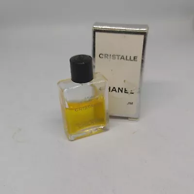 £9.99 • Buy Chanel Cristalle - 4ml Eau De Parfum, Small Miniature Perfume. Vintage. Boxed