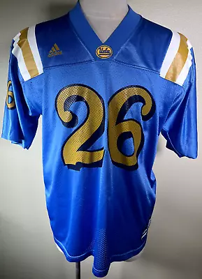 Vintage 90s Adidas UCLA Bruins #26 Blue Football Jersey Men's Large Made In USA • $39.95